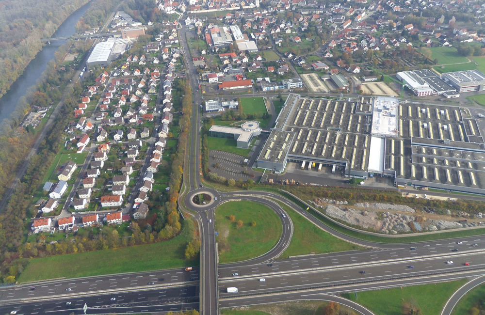 Leipheim Autobahn-Anschluss